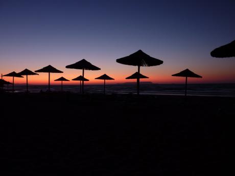 Kreta bei Sonnenuntergang